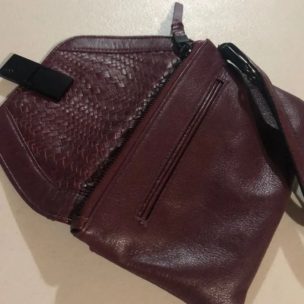 Elliott Lucca Leather  Wristlet
